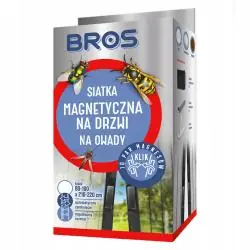 SIATKA MAGNETYCZNA NA DRZWI NA OWADY BIAŁA 100 X 220 CM BROS
