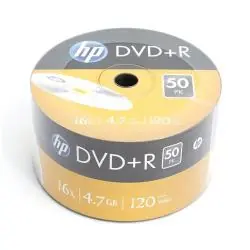 PŁYTY DVD+R HP 4,7GB 16X 50 SZT.