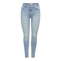 JEANSY SKINNY FIT JASNONIEBIESKIE DENIM DO KOSTKI ROZMIAR S/32 ONLY