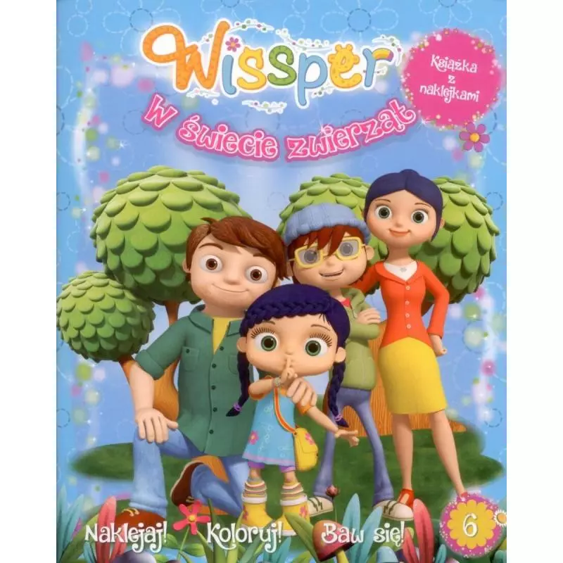 WISSPER.W ŚWIECIE ZWIERZĄT. KSIĄŻKA Z NAKLEJKAMI