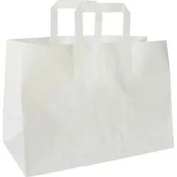 TORBA PAPIEROWA BIAŁA FSC 360X170X270 MM OPAKOWANIE 200 SZT