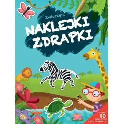 ZWIERZĘTA. NAKLEJKI ZDRAPKI