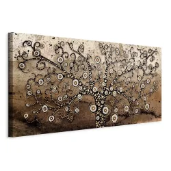 OBRAZ NA ŚCIANĘ NA PŁÓTNIE AKUSTYCZNY DRZEWO OWOCOWYCH WSPOMNIEŃ 120X60 CM