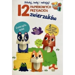 12 PAPIEROWYCH PRZYJACIÓŁ ZWIERZAKÓW