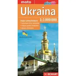 UKRAINA 1:1000000 MAPA SAMOCHODOWA