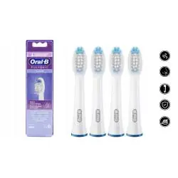 KOŃCÓWKI ORAL-B PULSONIC CLEAN SR32-4 4 SZT DO SZCZOTECZEK SONICZNYCH