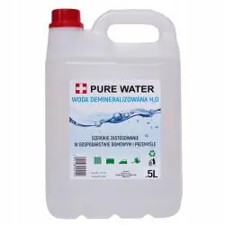 WODA DEMINERALIZOWANA 5L