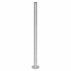 SŁUPEK BALUSTRADOWY NIERDZEWNY 96 CM AISI 304 SATYNA 4X M5