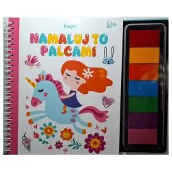 NAMALUJ TO PALCAMI. KSIĄŻECZKA Z FARBKAMI 3+