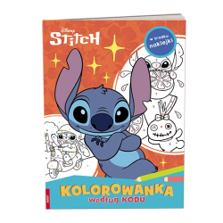 DISNEY STITCH KOLOROWANKA WEDŁUG KODU