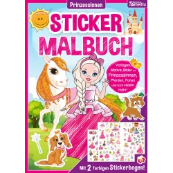 STICKER MALBUCH PRINZESSINNEN
