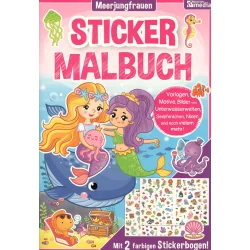 STICKER MALBUCH MEERJUNGFRAUEN
