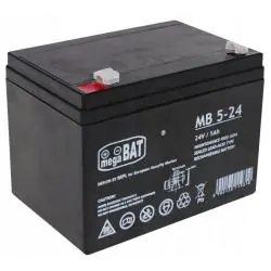 AKUMULATOR MEGABAT 24V 5AH AGM VRLA DO POJAZDÓW ELEKTRYCZNYCH