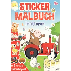 STICKER MALBUCH TRAKTOREN