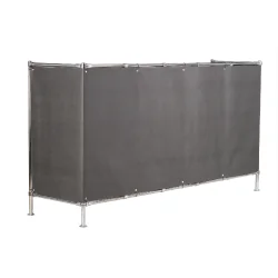 OSŁONA BALKONOWA GRAFITOWA 60X500 CM 150 G/M² POLIPROPYLEN UV