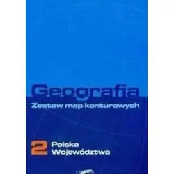 GEOGRAFIA ZESTAW MAP KONTUROWYCH 2 POLSKA WOJEWÓDZTWA