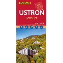 USTROŃ I OKOLICE. MAPA 1 : 25 000