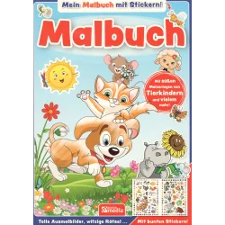 MEIN MALBUCH MIT STICKERN!