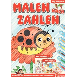 MALEN ZAHLEN NACH. MIT STICKERN!