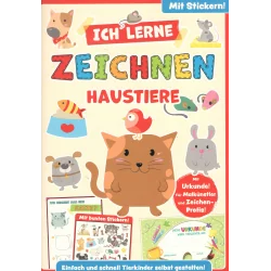 ICH LERNE ZEICHNEN HAUSTIERE