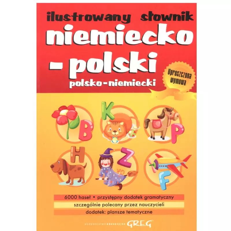 ILUSTROWANY SŁOWNIK NIEMIECKO-POLSKI POLSKO-NIEMIECKI Adrian Golis - Greg