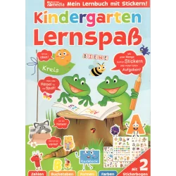 MEIN LERNBUCH MIT STICKERN! KINDERGARTEN LERNSPAB