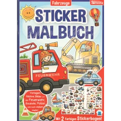 FAHRZEUGE STICKER MALBUCH