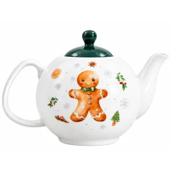 DZBANEK PORCELANOWY COOKIE BOY 970 ML ŚWIĄTECZNY HOMLA