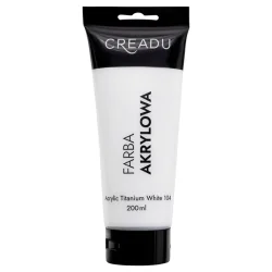 FARBA AKRYLOWA CREADU 200 ML BIAŁA DO MALOWANIA