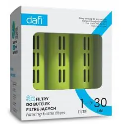 FILTR DO BUTELKI DAFI SOFT SOLID LIMONKOWY 3 SZT.