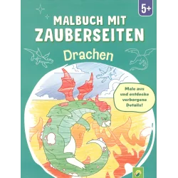 MALBUCH MIT ZAUBERSEITEN DRACHEN