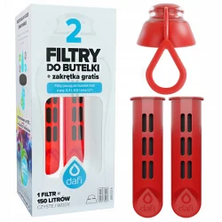FILTRY DO BUTELKI SOFT SOLID 2 SZT. + NAKRĘTKA DAFI