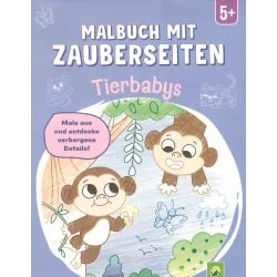 MALBUCH MIT ZAUBERSEITEN TIERBABYS
