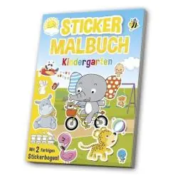 STICKER MALBUCH. KINDERGARTEN