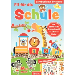 FIT FUR DIE SCHULE. LERNBUCH MIT STICKERN!