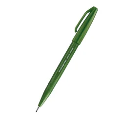PISAK PĘDZELKOWY PENTEL BRUSH SIGN PEN KOLOR OLIWKOWY
