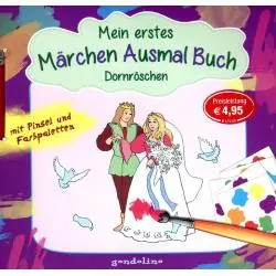 MEIN ERSTES MÄRCHENAUSMALBUCH MIT PINSEL UND FARBPALETTE: DORNRÖSCHEN