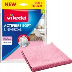ŚCIERECZKA VILEDA ACTIFIBRE SOFT 100% MIKROFIBRA BEZ SMUG