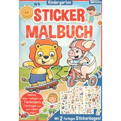 STICKER MALBUCH. KINDERGARTEN