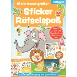 MEIN RIESENGROBER STICKER RATSELSPAB