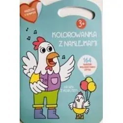 NA WSI Z KOGUTEM. KOLOROWANKA Z NAKLEJKAMI 3+