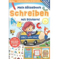 MEIN RATSELBUCH SCHREIBEN MIT STICKERN!