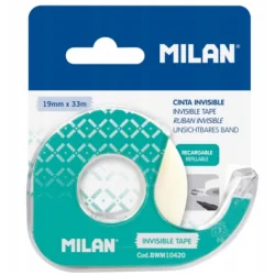 TAŚMA NIEWIDOCZNA 19 MM X 33 M Z PODAJNIKIEM DYSPENSEREM MILAN