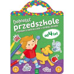 DOMOWE PRZEDSZKOLE OD 4 LAT. ZABAWY EDUKACYJNE Z NAKLEJKAMI