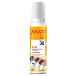 PIANKA DO OPALANIA SPF 30 ZE ZŁOTYM PYŁEM NAWILŻAJĄCA 150 ML JANTAR SUN