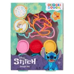 MASA PLASTYCZNA 6 TUBEK + FOREMKI DISNEY STITCH 3+