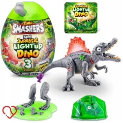 SMASHERS MINI JURASSIC LIGHT UP DINO JAJO NIESPODZIANKA 3+