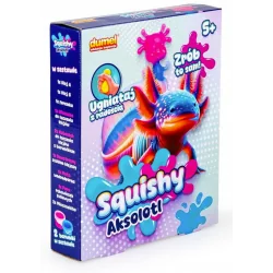 KREATYWNY ZESTAW ZRÓB TO SAM DUMEL ART SQUISHY AKSOLOTL 5+