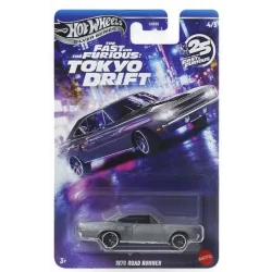 HOT WHEELS FAST & FURIOUS TOKYO DRIFT SILVER SERIES 1970 ROAD RUNNER
