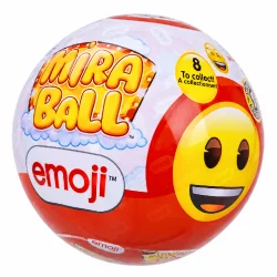 EMOJI BALL KULA NIESPODZIANKA Z PLUSZOWĄ EMOTKĄ I NAKLEJKĄ 3+